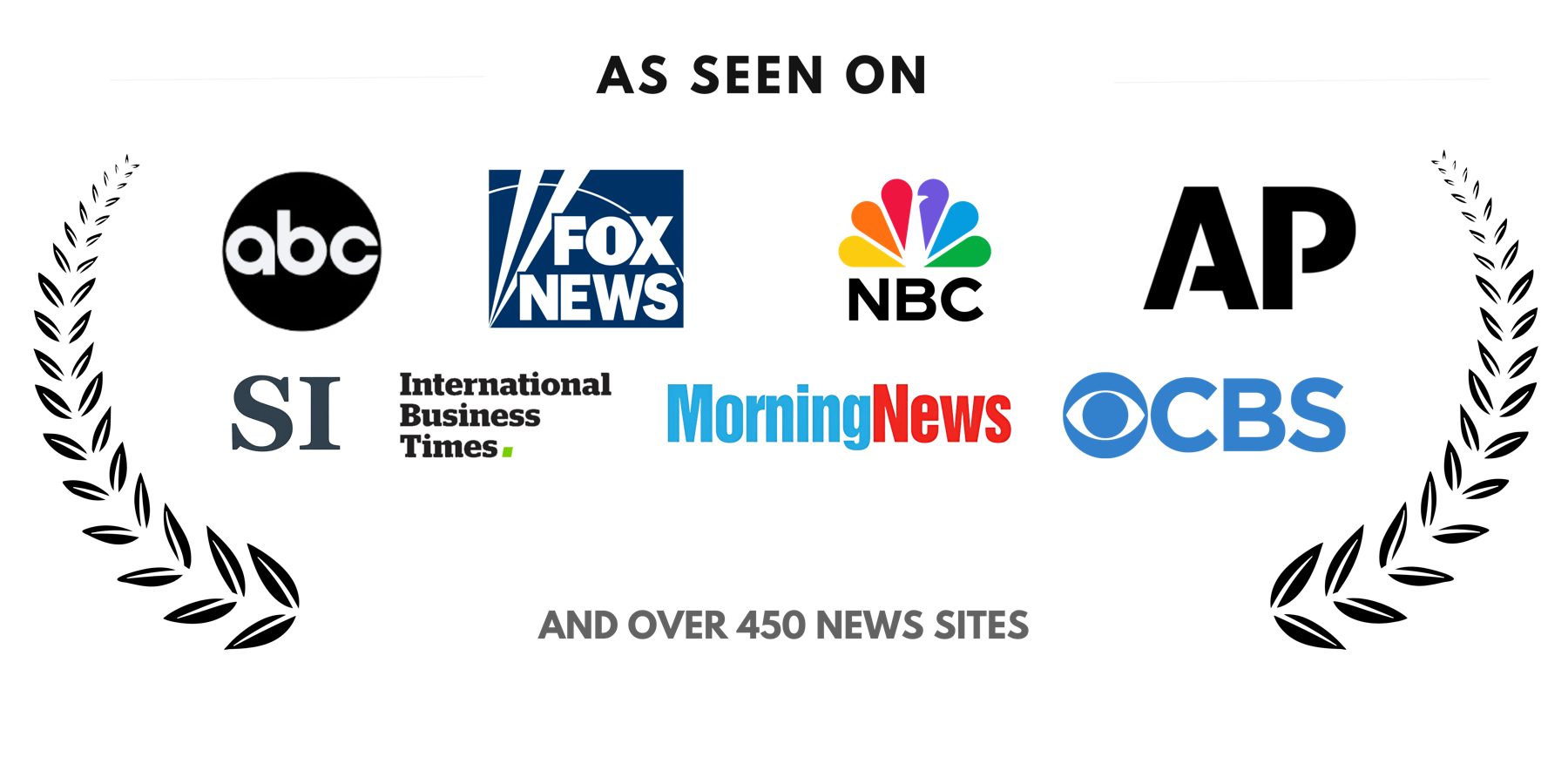 As seen on ABC, Fox News, NBC, CBS and 450+ news sites